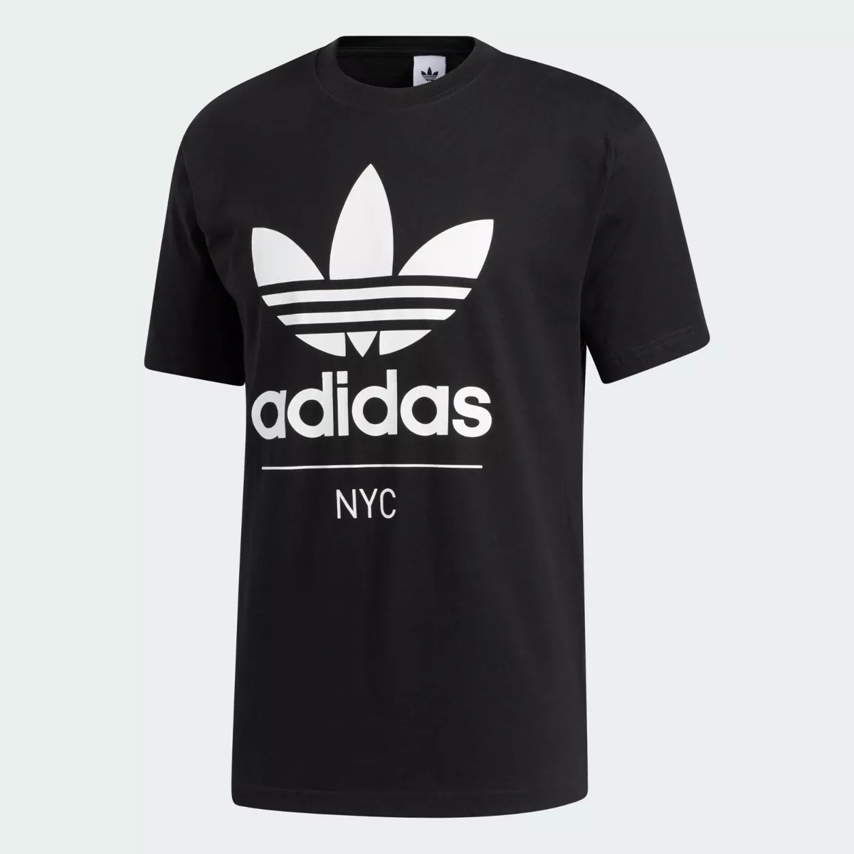 Adidas Originals New Stacked NYC Trefoil T-Shirt Men&#039;s Small Medium Large XL eBay