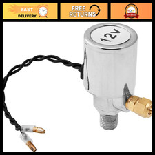 12v Electric Air Valve 14 Npt For Train Horns Air Horns 200psi Chrome Fini