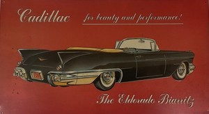 Metal Sign 1957 Cadillac The Eldorado Biarritz for beauty and performance