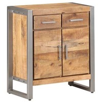 Raues Mangoholz Sideboard Kommode Schrank Anrichte Beistellschrank vidaXL