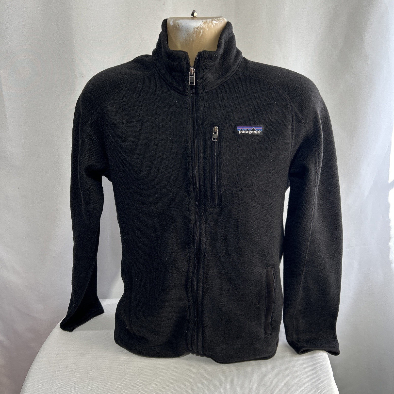 Patagonia Men's Better Sweater Full Zip Pullover Fleece Black Medium