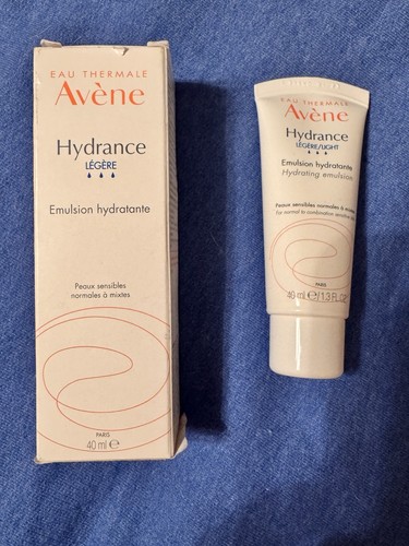 Avène Hydrance LIGHT Hydrating Emulsion, Daily Face Moisturizer, 1.3 oz, NIB - Picture 1 of 4