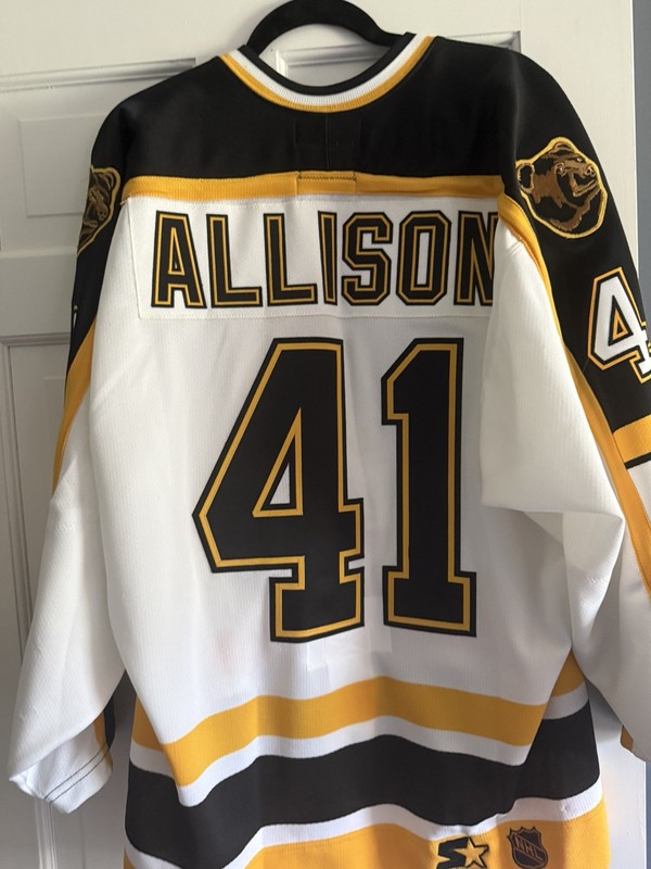 Boston Bruins Jason Allison Authentic Starter Jersey 48