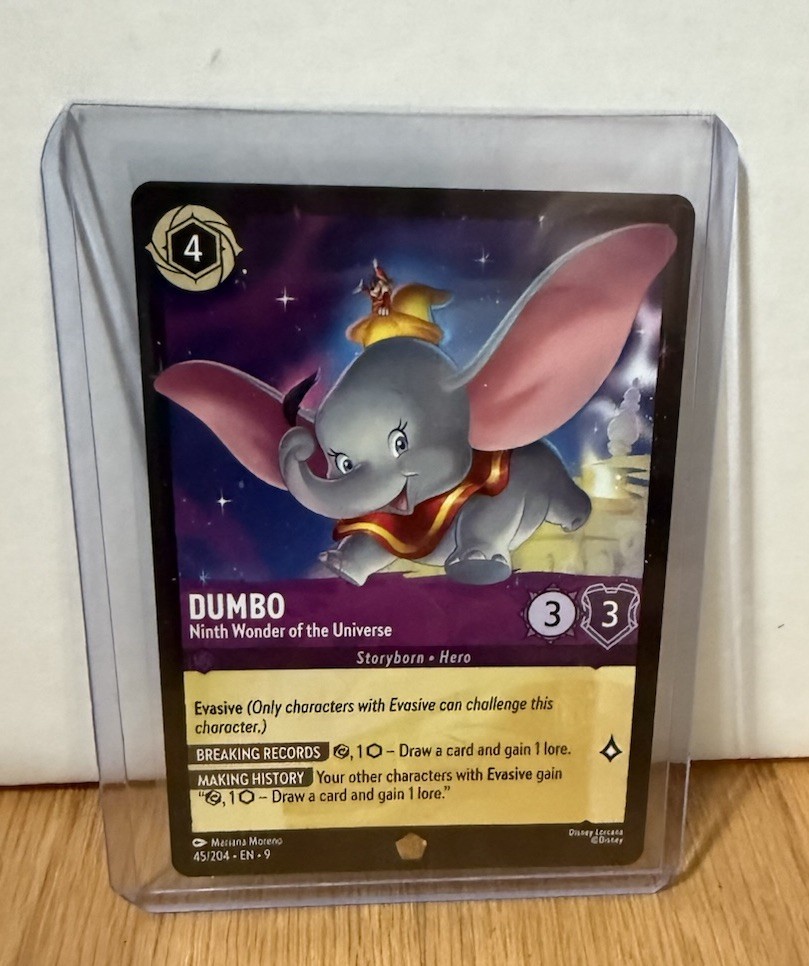 DUMBO, Ninth Wonder Of The Universe 2025 Disney Lorcana Fabled Legendary 45/204