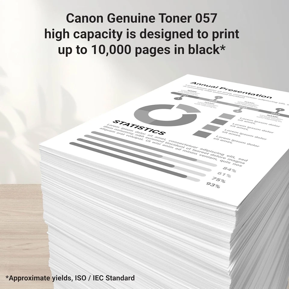 Canon 057H High Black Original Yield Toner Cartridge (3010C001) - Image 3 of 4