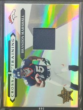 2006 LEAF ROOKIES & STARS CROSS TRAINING CT-2 🏈🏈 BRANDON MARSHALL SP /125