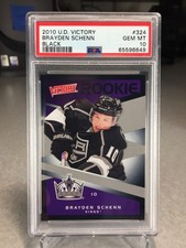 2010 Upper Deck Victory Black Brayden Schenn Rookie #324 - PSA 10 - POP 2