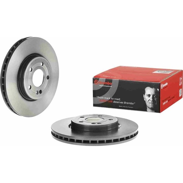 2X Brembo 09.E022.11 Bremsscheibe FüR Mercedes Benz A Klasse CLA B GLA GLB W177-image