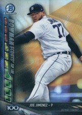 2017 Bowman Chrome Scouts Top 100 Update #BSUJJ Joe Jimenez - BB