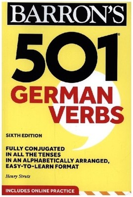 501 German Verbs, Sixth Edition | Henry Strutz | englisch