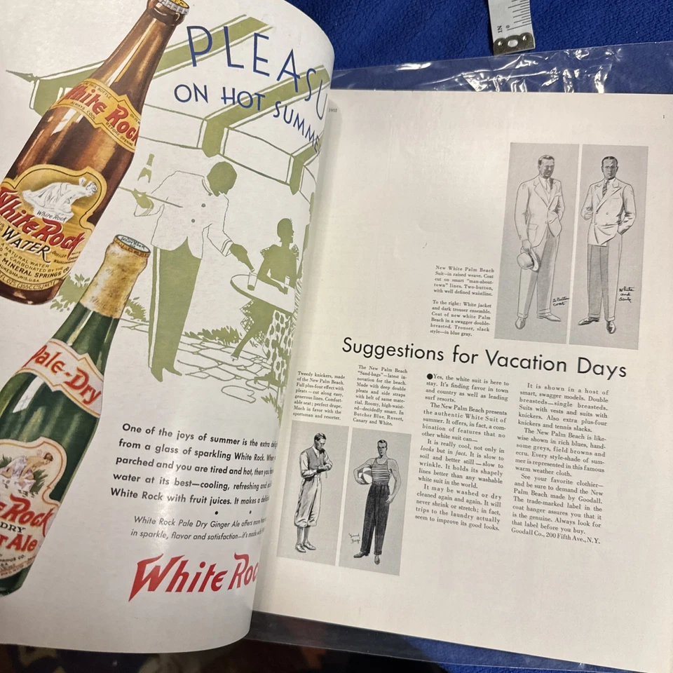 Vanity Fair Magazine July 1932 Vintage Beautiful Condition - Image 4 of 4