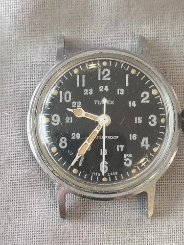 Vintage 1968 Timex Sprite 1158 Movement. Parts / Repair