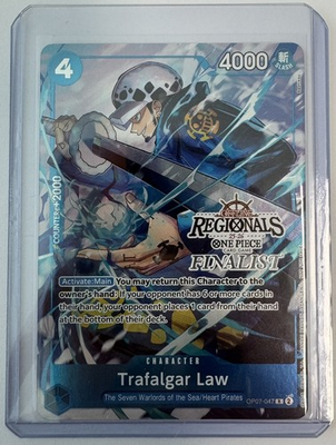 #ad One Piece TCG Trafalgar Law OP07 047 Offline Regional Finalist 2025 V2 AU $250.00