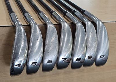 Nike Ignite Iron Set 4 5 6 7 8 9 PW Right Handed UST R Flex Shafts Pre-owned