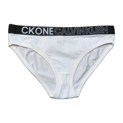 Slip Gr. 152/164 Calvin Klein weiß m. schwarzen Gummibund CK One