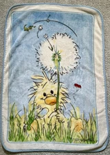 Baby Vintage little Suzy's Zoo Witzy Duck Plush Blanket Dandelion Gerber rare