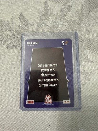 Bo Jackson Battle Arena Update-Play Card- "EDGE RUSH" #PL-3 SSP