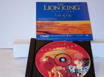 Elton John -  Circle of Life Promotional ONLY CD Single - ** Free Shipping**