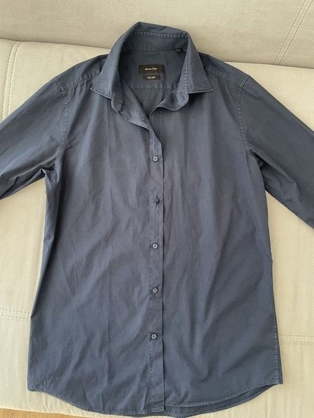 Women Massimo Dutti Shirt Navy 38