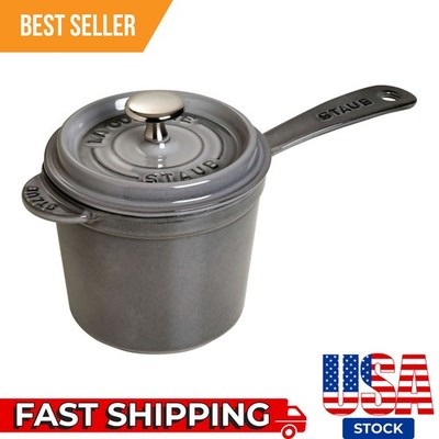 HOT SELLING Staub x Pamela Salzman - Cast Iron 1.5 qt Sauce Pan, Cast Iron