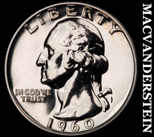 1960 Washington Quarter- Silver- Choice Gem Proof Luster No Reserve #J2121
