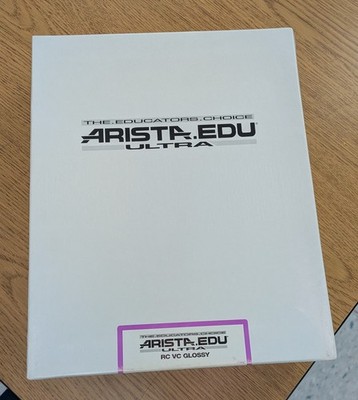 Arista.Edu Ultra VC RC Paper, 8x10'', Glossy, 250 Sheets B&W Variable Contrast
