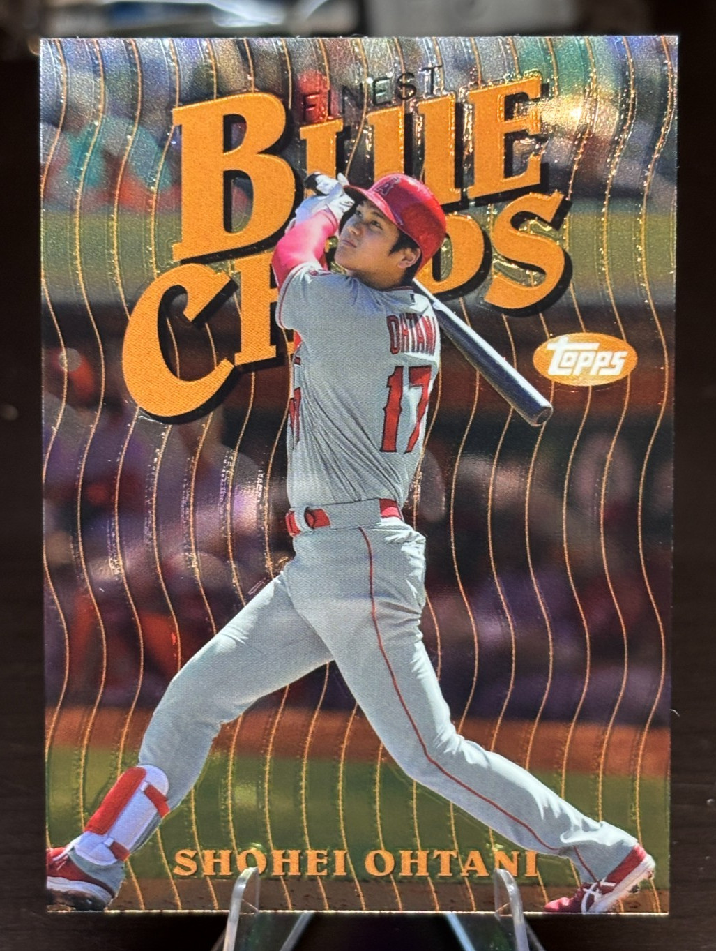 2019 Topps Finest Blue Chips Shohei Ohtani #FBCSO Insert Los Angeles Angels