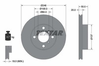 2X Textar Bremsscheibe 92104500 FüR Suzuki