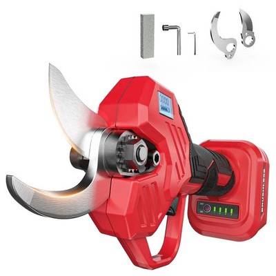 Cordless Electric Pruning Shears Milwaukee 18V Compatible LCD Display Portable