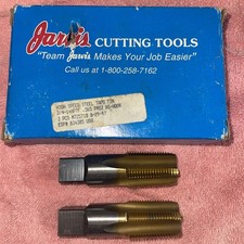 Outils de coupe Jarvis USA 3/4-14 NPTF HSS robinet TiN enduit 2 pièces parfait état