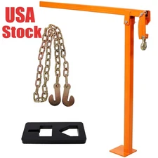 36 T Post Puller Fence Post Puller  with 47" Lifting Chain & T Post Puller Plate