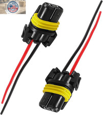 2 PCS 9005 9006 9012 HB3 HB4 Female Adapter Wiring Harness Sockets, Auto Wire Co
