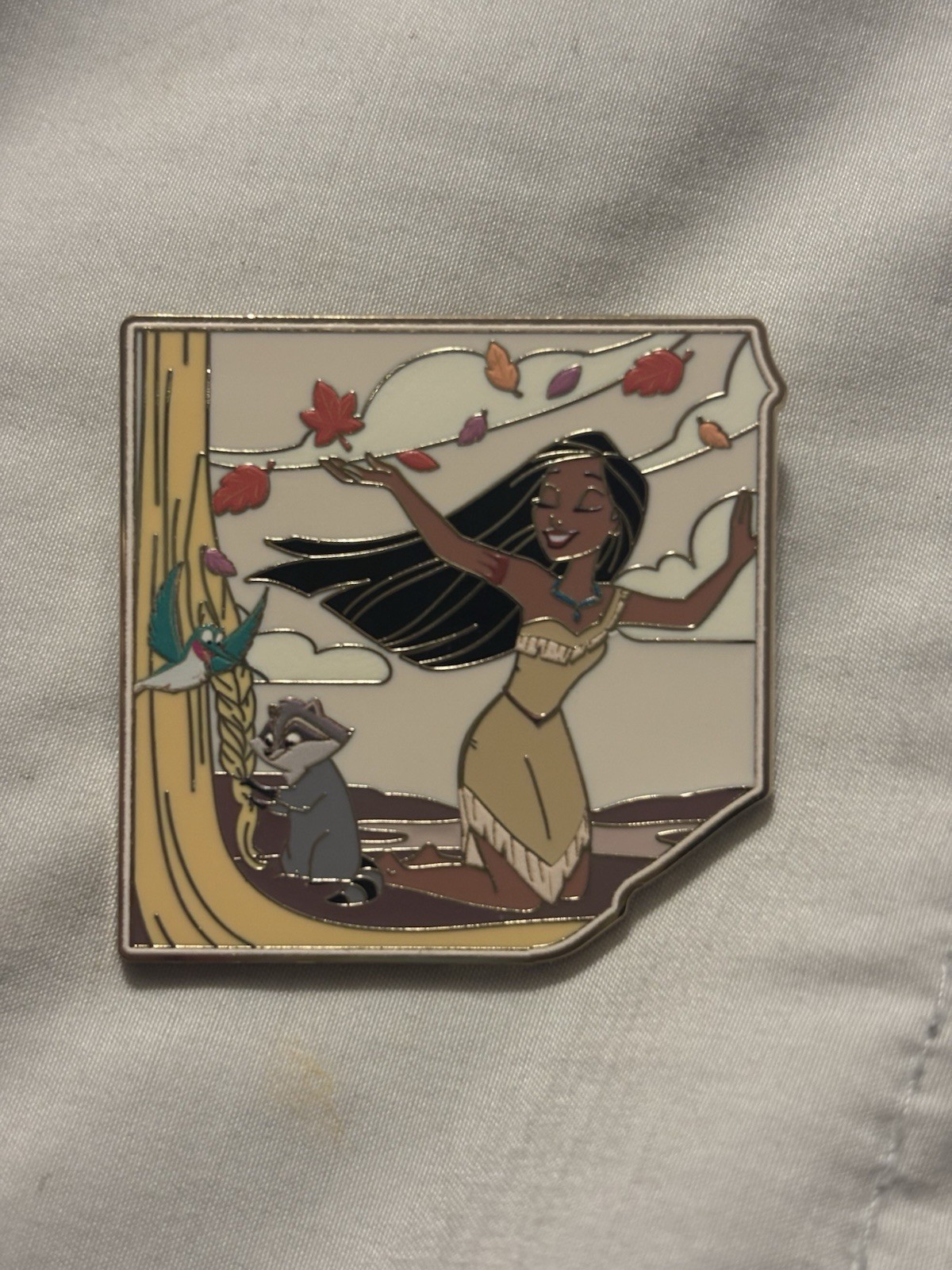 Disney Boxlunch Exclusive Princess Puzzle Blind Box Enamel- Pocahontas Pin