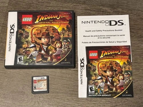 LEGO Indiana Jones The Original Adventures Nintendo DS Complete CIB Authentic