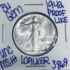 1942 BU UNCIRCULATED WALKING LIBERTY SILVER HALF DOLLAR AUTHENTIC U.S. MINT 3869