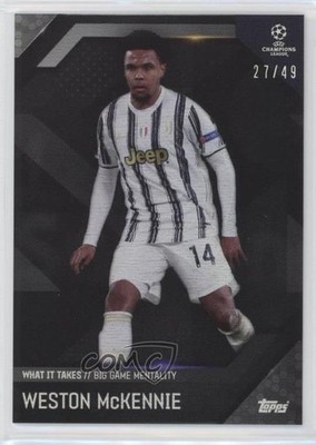 2021 Curated UEFA Champions League What It Takes 27/49 Weston McKennie 05ol