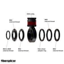 Astro Frog Off-axis Guider M42/M48/M54 OAG Double Helix Focusing f/Telescope 1pc