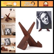 Vinyl Record Display Stand - Wooden Holder for LPs, Stylish Music Storage Rack