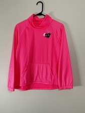Under Armour Youth Girl&rsquo;s Pink Youth XL Mock Neck Pullover Sweater