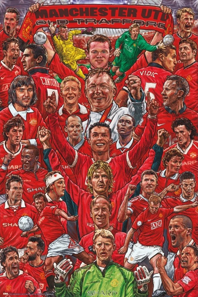 manchester united poster products for sale | eBay