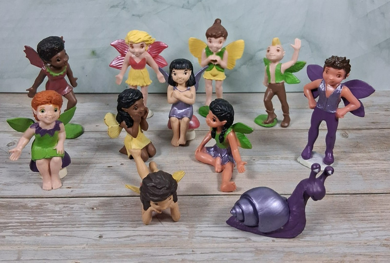 Set of 11 SAFARI LTD Fantasy Tinkers Pixies Mythical Figurines Fairies