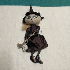 Joe Spencer Gathered Traditions Matilda Witch Handcrafted Collectible Doll