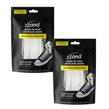 Xpand No Tie Shoelaces System with Elastic Laces - One Size Fits All Adult an...