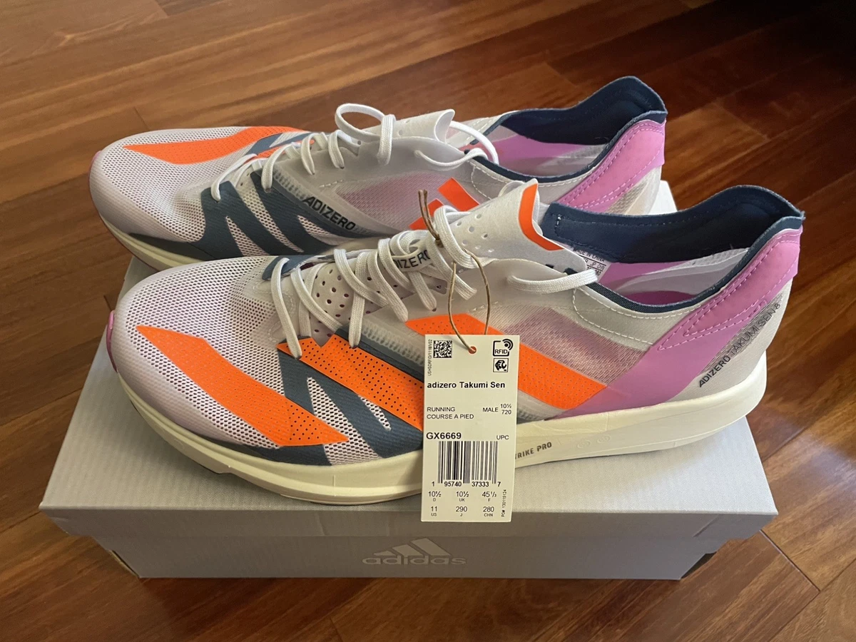 Adidas Adizero Takumi Sen 8 Dash Grey Solar Orange for sale | eBay