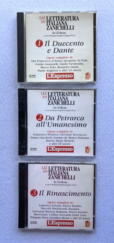 LETTERATURA ITALIANA ZANICHELLI - LIZ 3.0, 6 CD-Rom, s.d. - Immagine 2 di 4