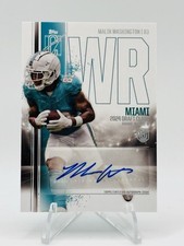 2024 Topps Signature Class Rookie Auto Variation Malik Washington Auto Miami