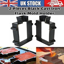 2-Pieces Flask Mold Holder Fits for Sand Casting Metal, Jewelry & Casting Tools