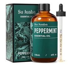 Peppermint Essential Oil - Huge 4 Fl Oz - 100 Pure and Natural - Premium Grade