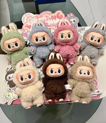 POPMART Offizieller authentischer Labubu Monster Eciting Macaron Anhänger Plüsch versiegelt