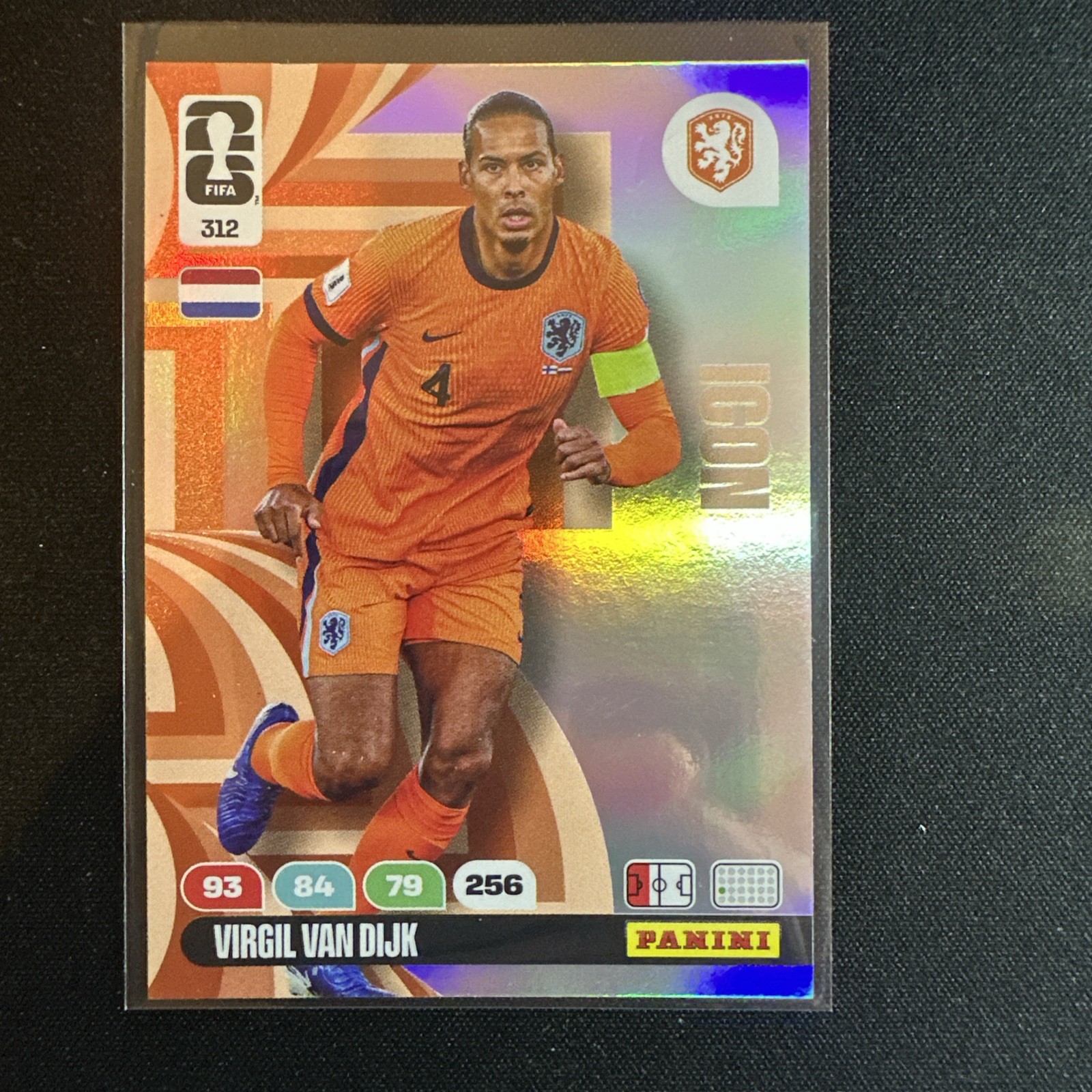 Panini Adrenalyn XL World Cup 2026 Virgil Van Dijk Icon Netherland
